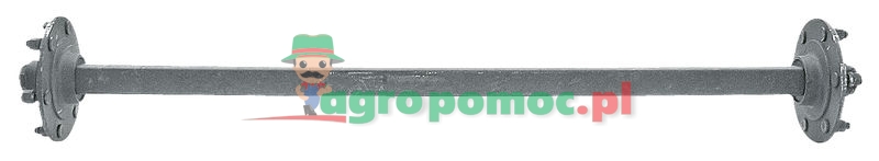 A.D.R Oś toczna przyczepy